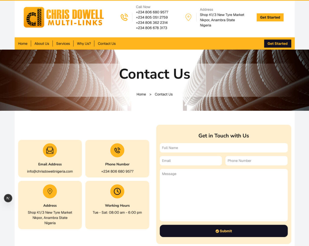 Chris Dowell Multilinks