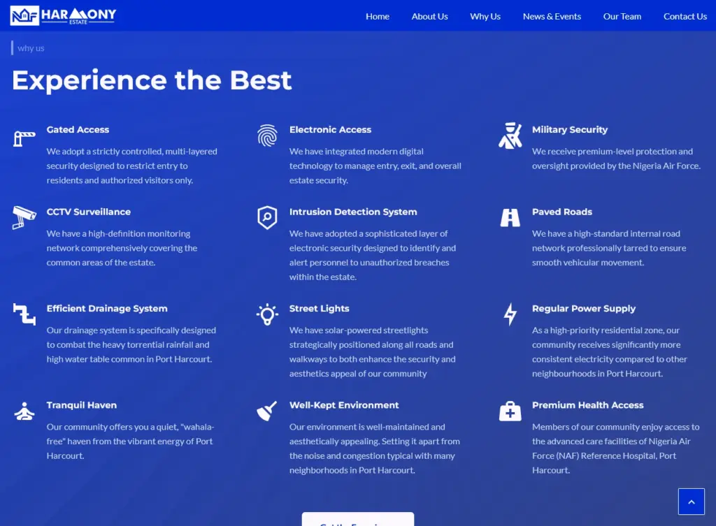 NAF Harmony Benefits