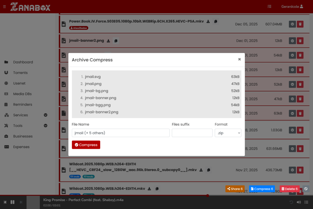 Zanabox Archive Compress