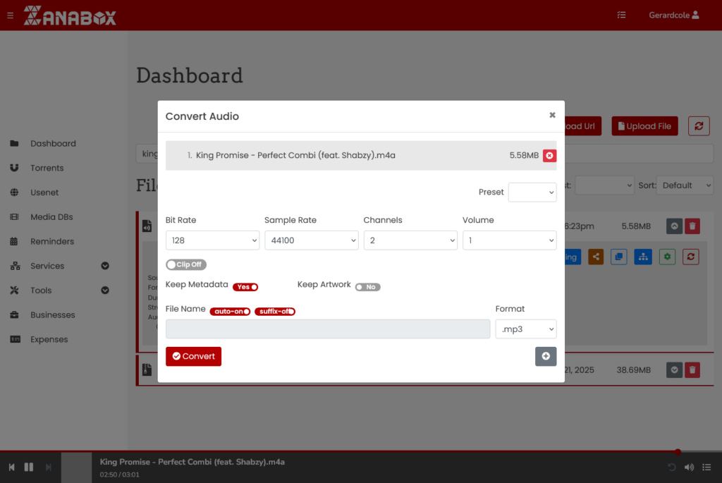 Zanabox Audio Convert