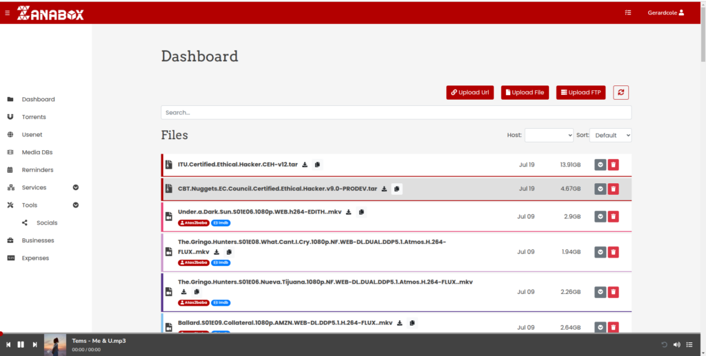 Zanabox Dashboard Light