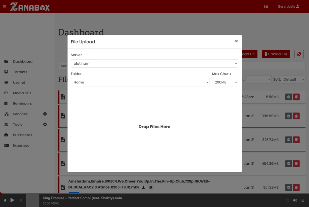 Zanabox File Upload Form